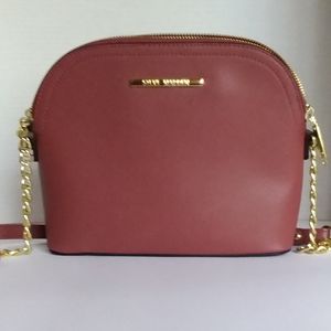 Steve Madden handbag one time used,wine color 7x9